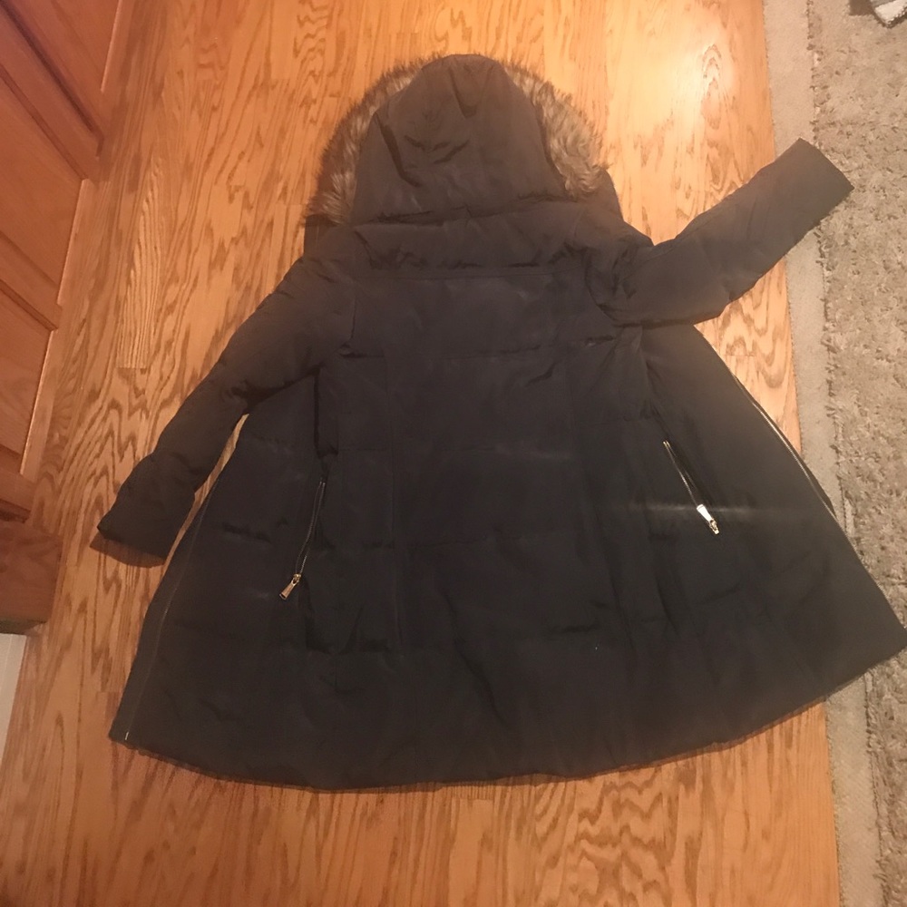 Michael Kors black /dark grey coat parka jacket